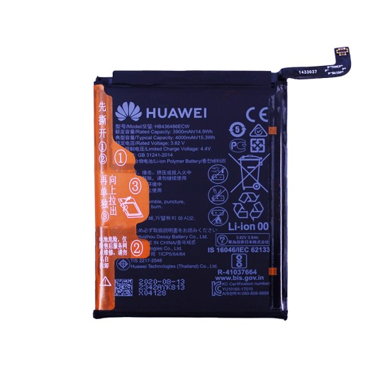 Bateria HB436486ECW para Huawei Mate 10/Mate 10 Pro/P20 Pro 4000mAh